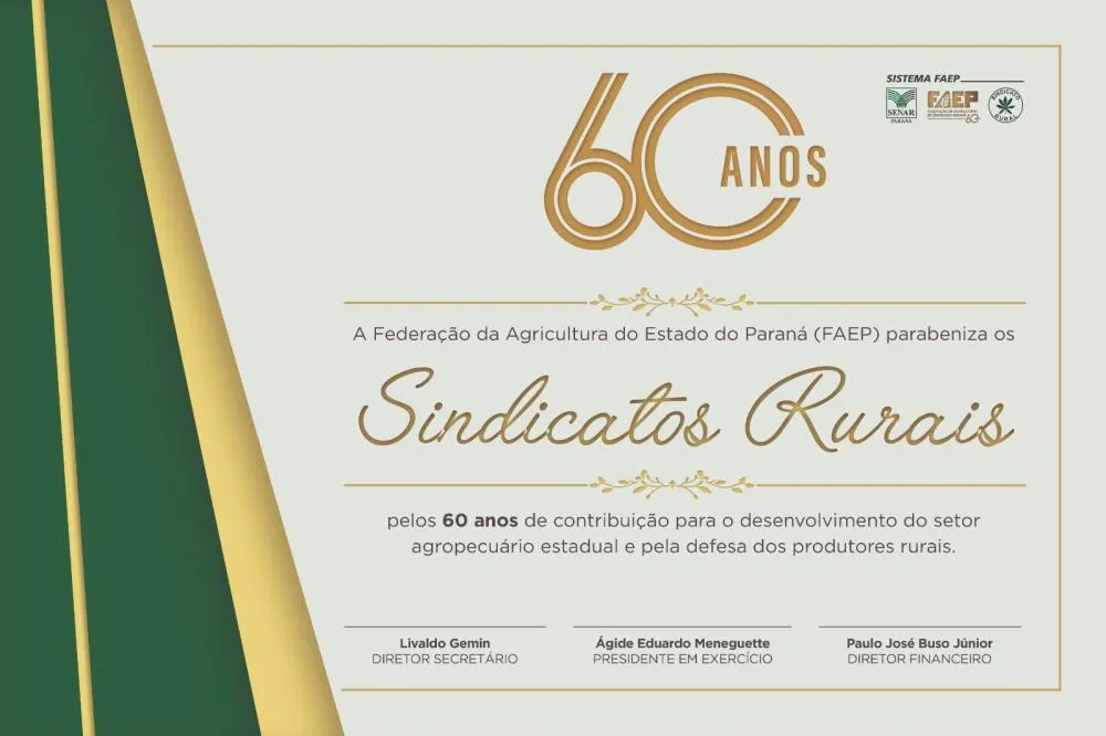 Sindicatos Rurais foram homenageados Foto: Divulgação/Assessoria