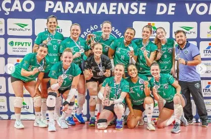 Cascavel é vice-campeão paranaense de vôlei feminino adulto