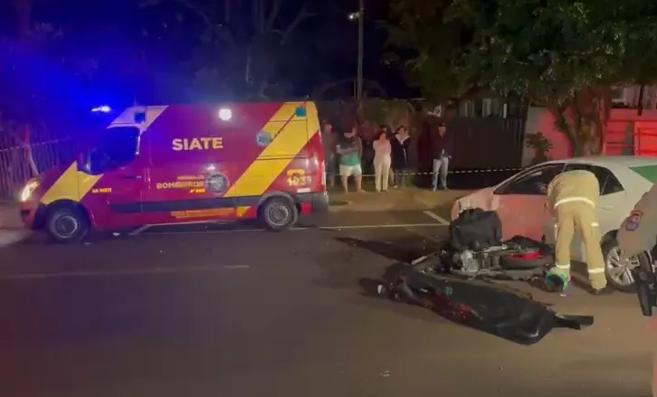 Motociclista morre em acidente na rua Ipanema