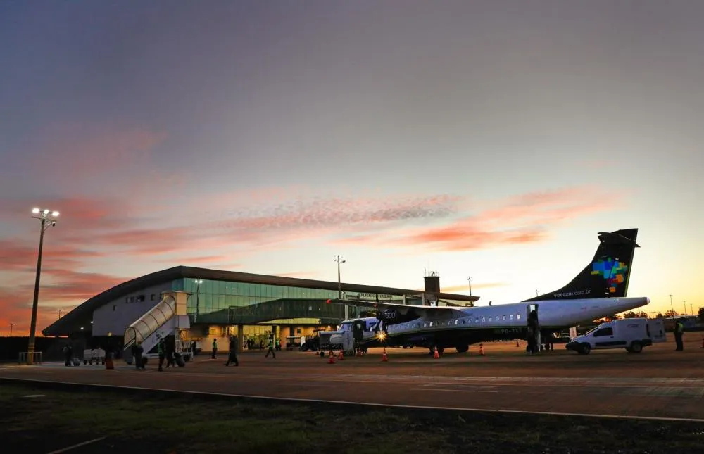 Aeroporto Regional de Cascavel ultrapassa marca de 400 mil passageiros e bate novo recorde