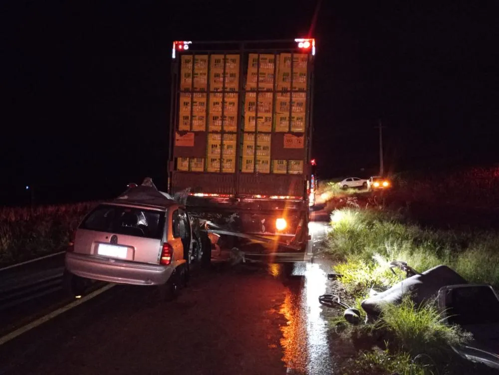 Jovem de 19 anos fica gravemente ferido em acidente na PR-574