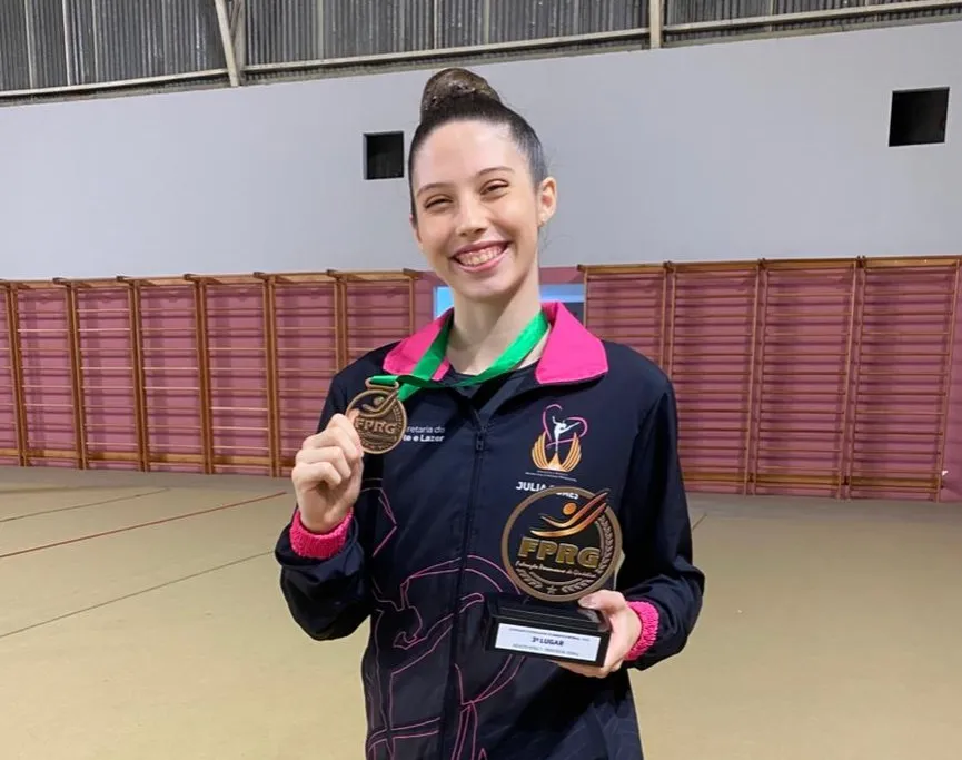 Atleta rondonense conquista pódio no Campeonato Paranaense de Ginástica Rítmica