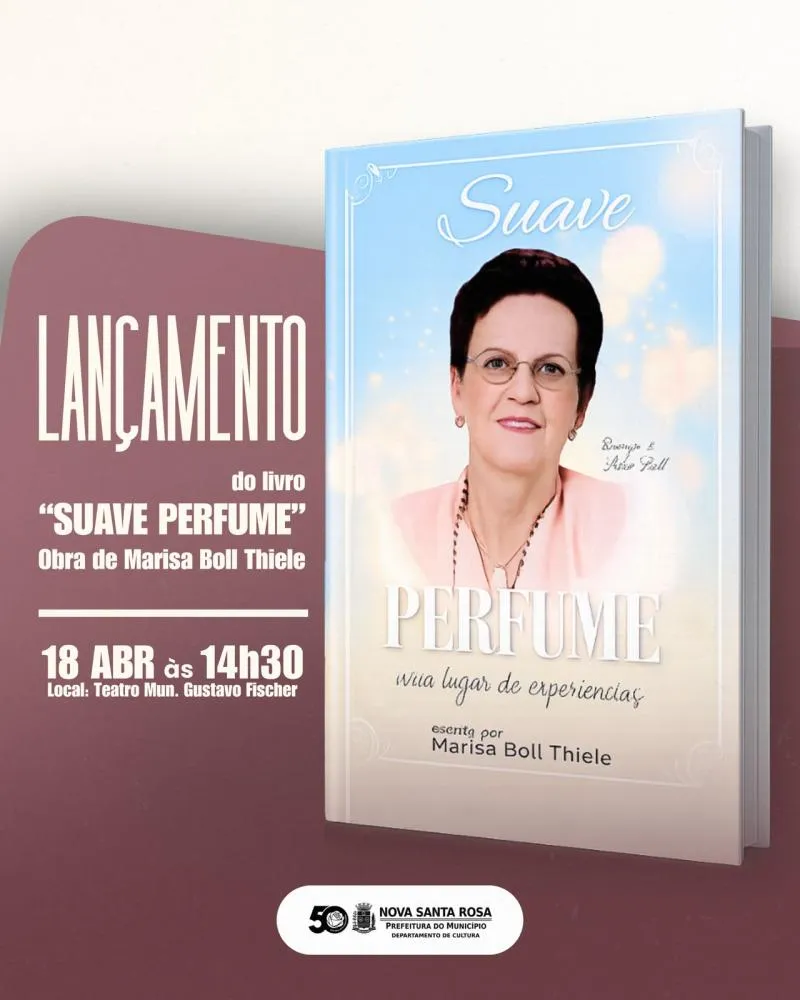 Lançamento de livro que destaca o legado de Dona Lídia Boll será lançado neste sábado