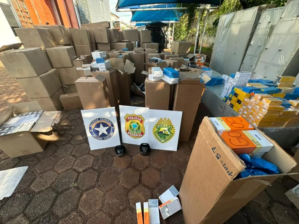 Carga de R$ 10 milhões em celulares é interceptada pela Polícia Federal na BR-369