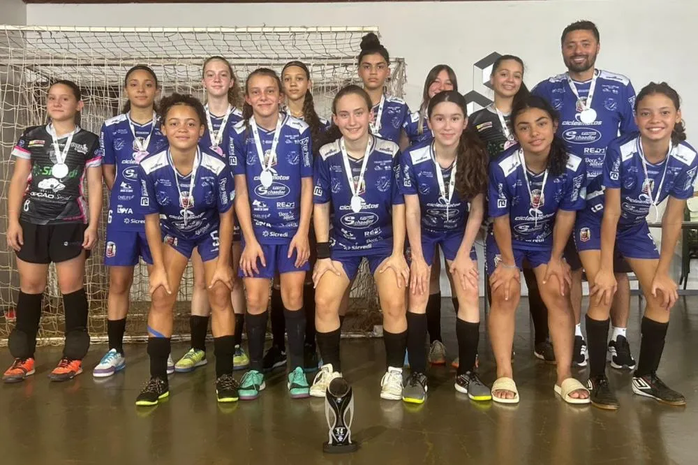 Futsal feminino de Nova Santa Rosa conquista 3º lugar na 2ª etapa do Circuito Costa Oeste