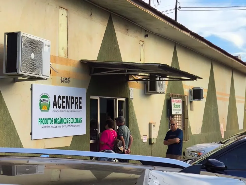 Sede provisória da Associação Central dos Produtores Rurais Ecológicos Foto: Divulgação/Assessoria