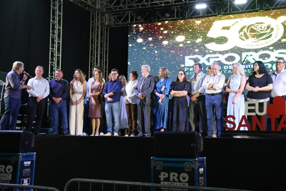 Expo Rosa 2026 abre com grande público e celebra os 50 anos de Nova Santa Rosa