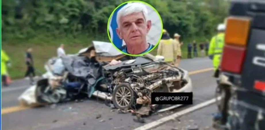 Professores de vôlei de Nova Santa Rosa e Medianeira morrem em grave acidente na BR-277