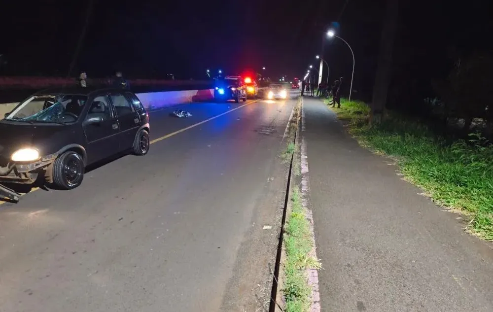 Pedestre de 43 anos morre atropelado na BR-163 em Marechal Cândido Rondon