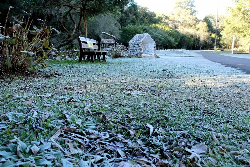 Menor temperaturad o estado foi registrada em General Carneiro Foto: Reprodução/Josiani Almeida