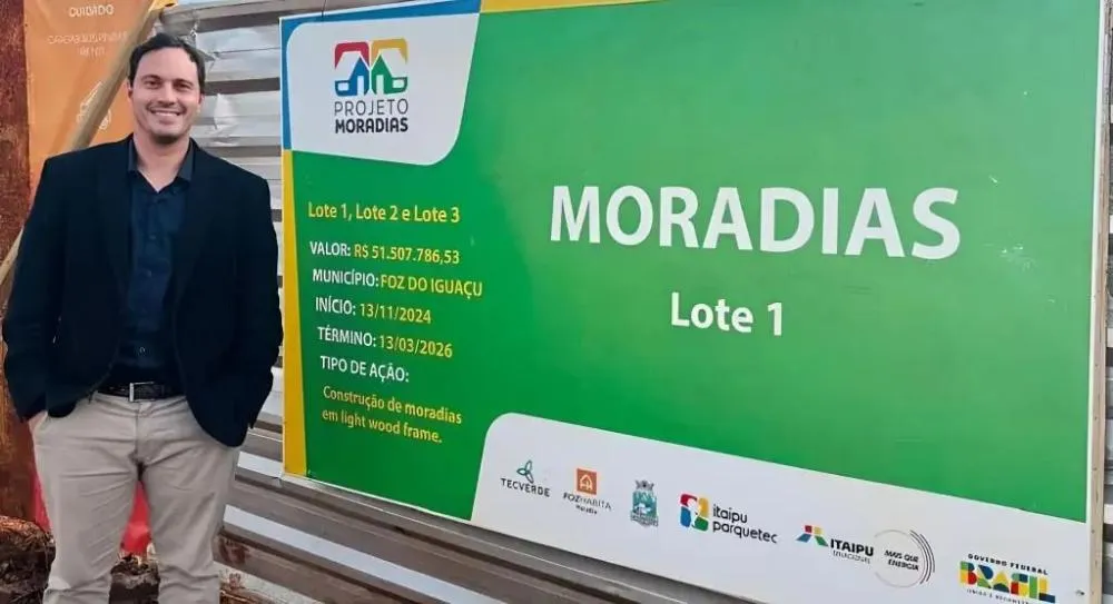 Obras de 512 apartamentos populares avançam em Foz do Iguaçu