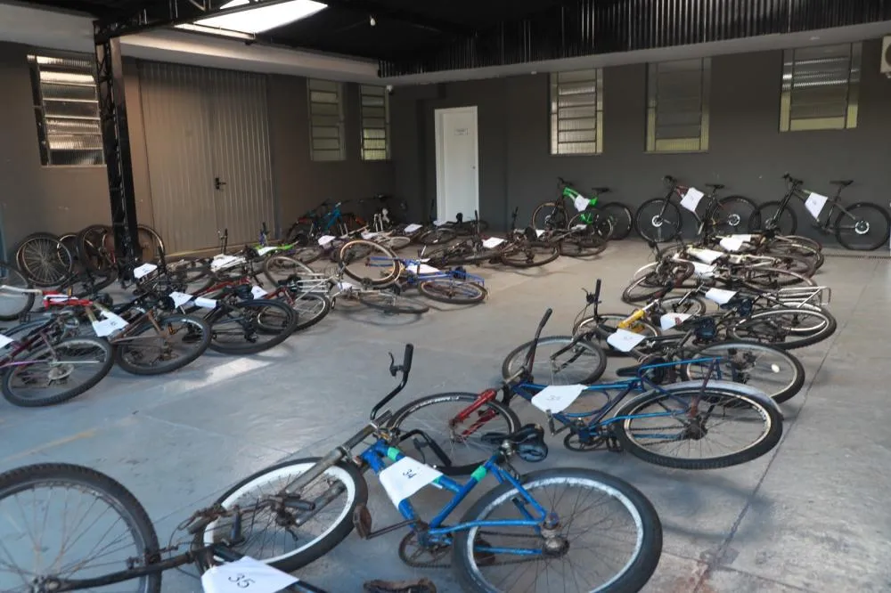 Prefeitura recupera bicicletas furtadas e convoca donos para retirada até dia 30