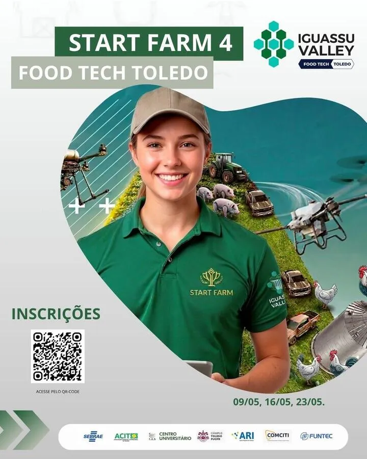 Start Farm: Toledo recebe neste sábado evento que une inovação e empreendedorismo no agro