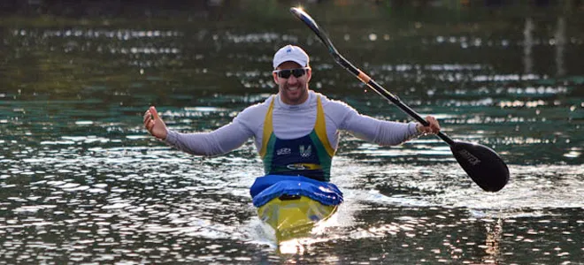 Roberto Maehler representando o Brasil em competições internacionais Foto:Redes sociais