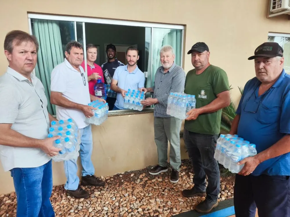 Prefeitura de Nova Santa Rosa envia donativos para Rio Bonito do Iguaçu arrecadados durante a Campanha Solidária
