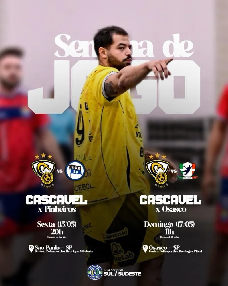 Cascahand estreia na Liga Nacional de Handebol Masculino