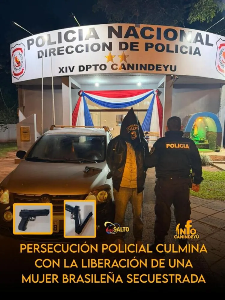 Moradora de Marechal Rondon sequestrada é resgatada após perseguição policial no Paraguai