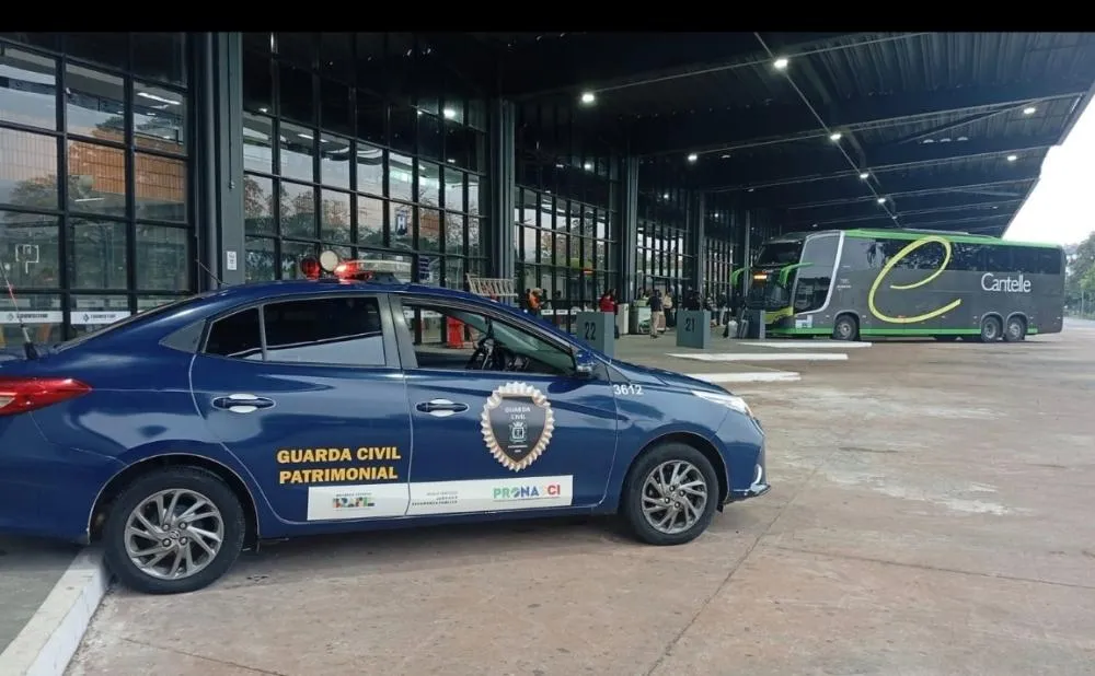 Equipe da Guarda Municipal detém jovem suspeito de importunação sexual na rodoviária