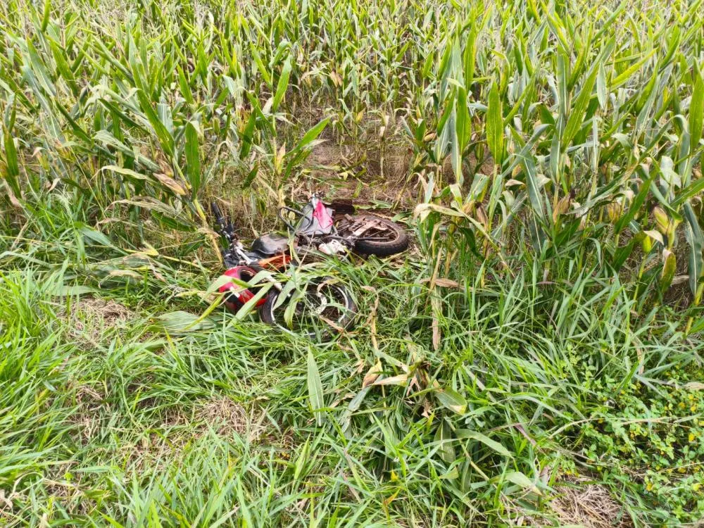 Motociclista é internado no HU após forte impacto contra automóvel em Braganey