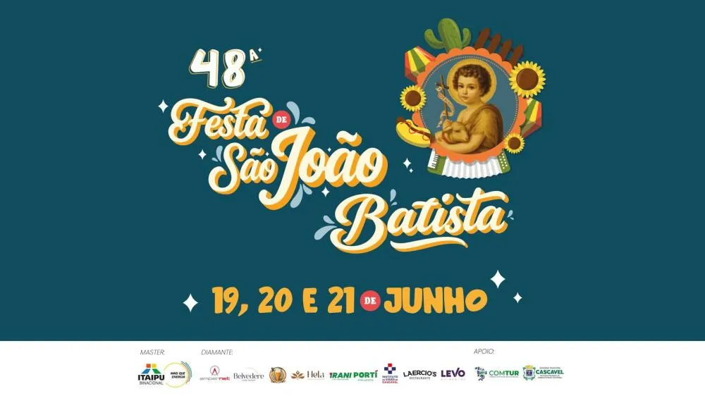 Festa de São João Batista terá queima de fogueira, apresentações culturais e show de prêmios