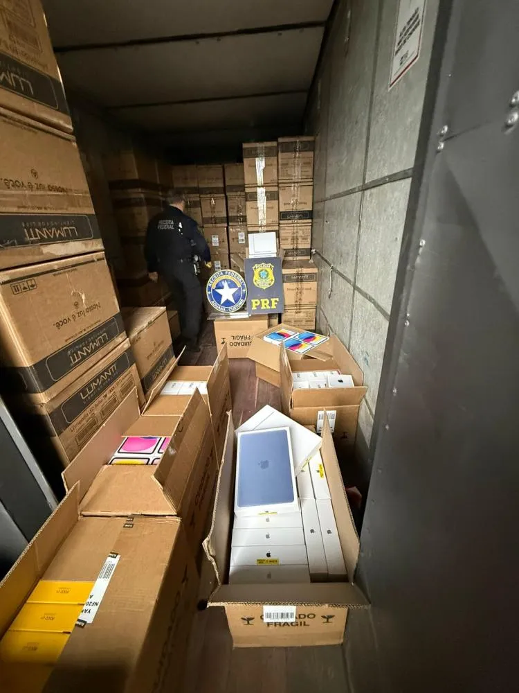 Operação conjunta apreende carga de R$ 3 milhões na BR-277