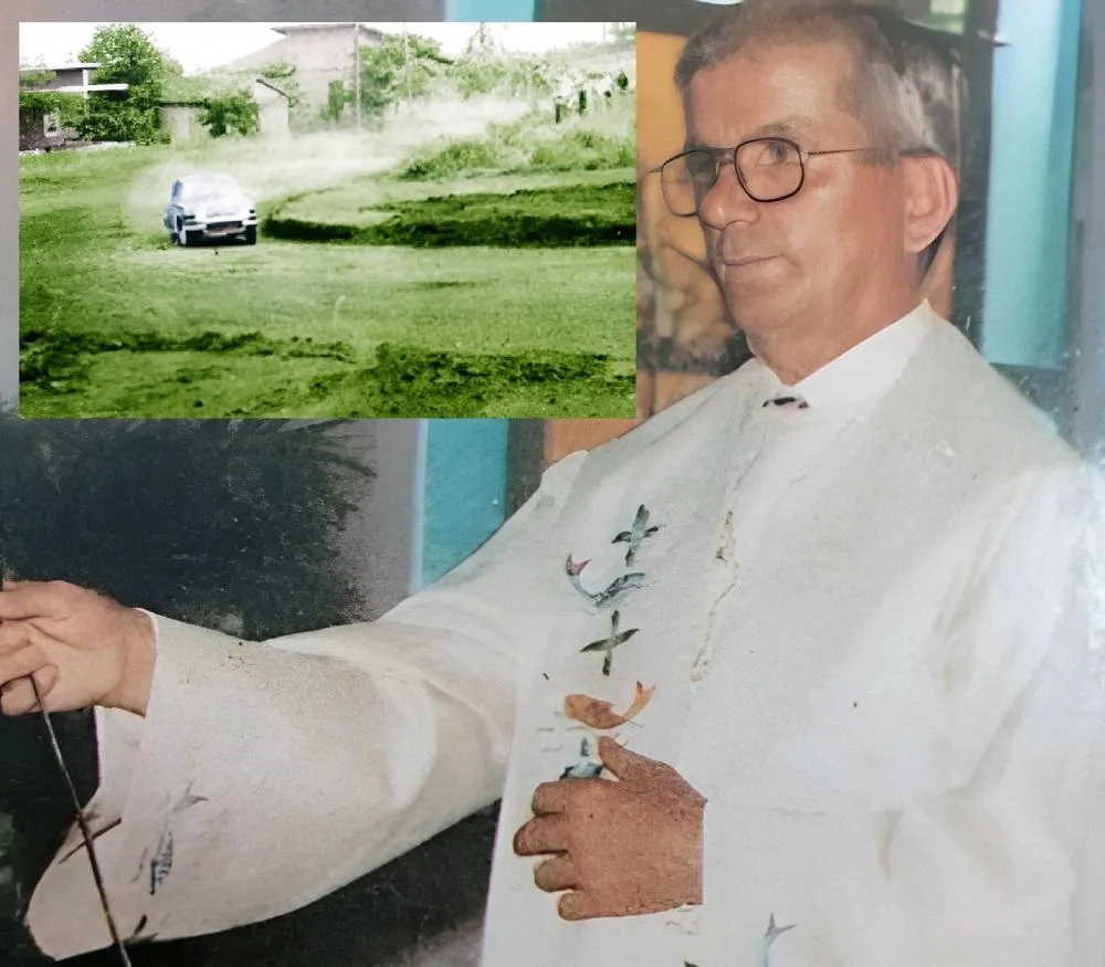 Padre Palmiro Finatto tentou sem sucesso evitar a primeira prova automobilística