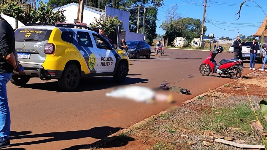 Menina de 13 anos morre após cair de patinete e ser atropelada em Nova Santa Rosa