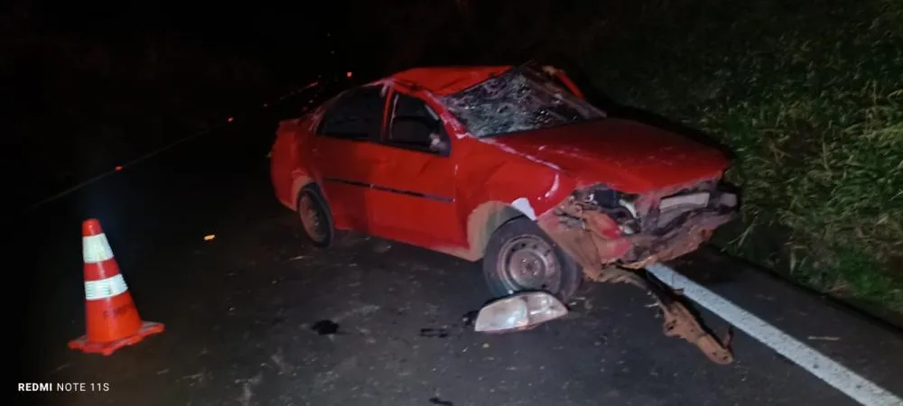 Mulher morre após acidente na rodovia PR-484 em Boa Vista da Aparecida