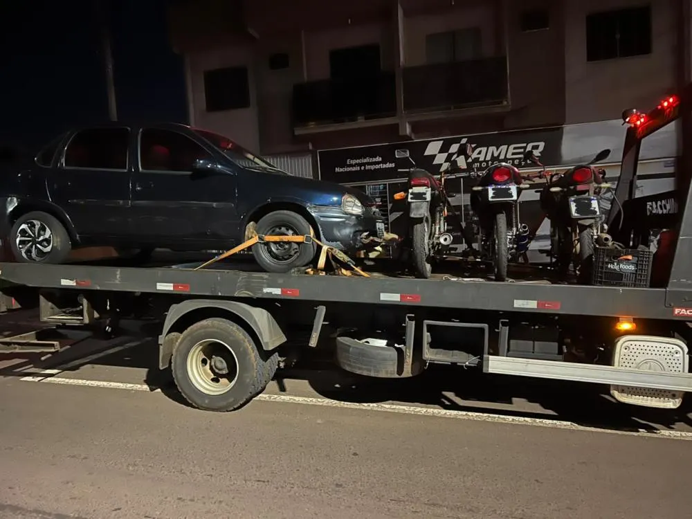 GOTRAN recolhe carro com 10 mil reais em débitos na região norte de Cascavel