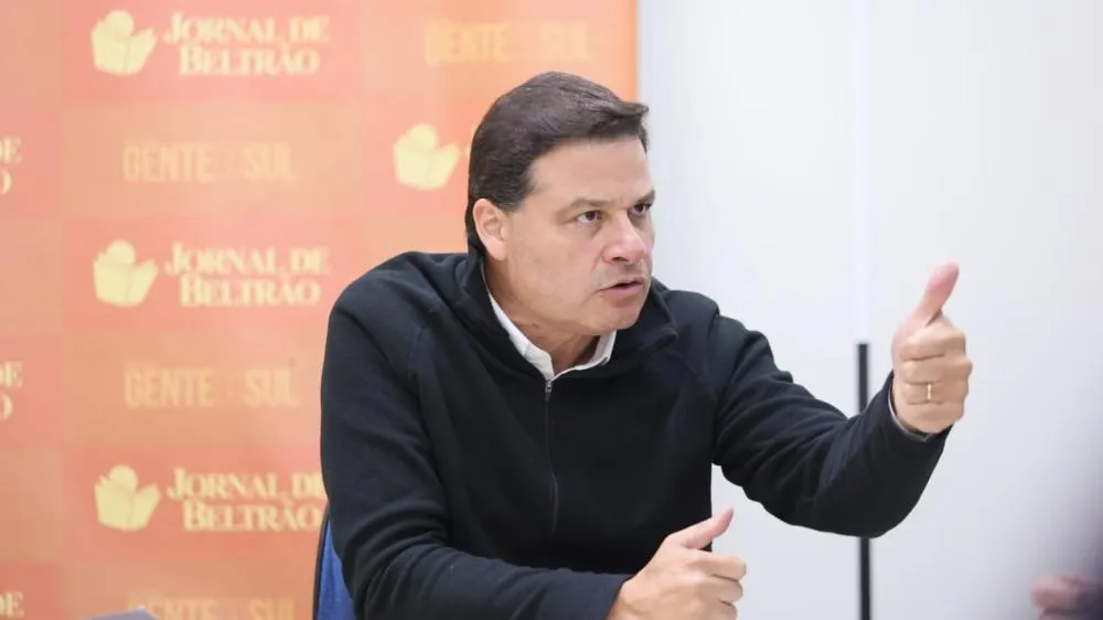 Sandro Alex apresenta plano de integração ferroviária a empresários durante encontro de infraestrutura em Curitiba. Foto: Divulgação/Assessoria