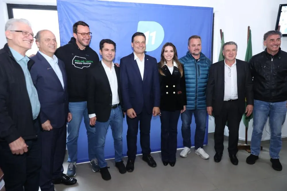 Federação União Progressista oficializa apoio a Sandro Alex e Alexandre Curi