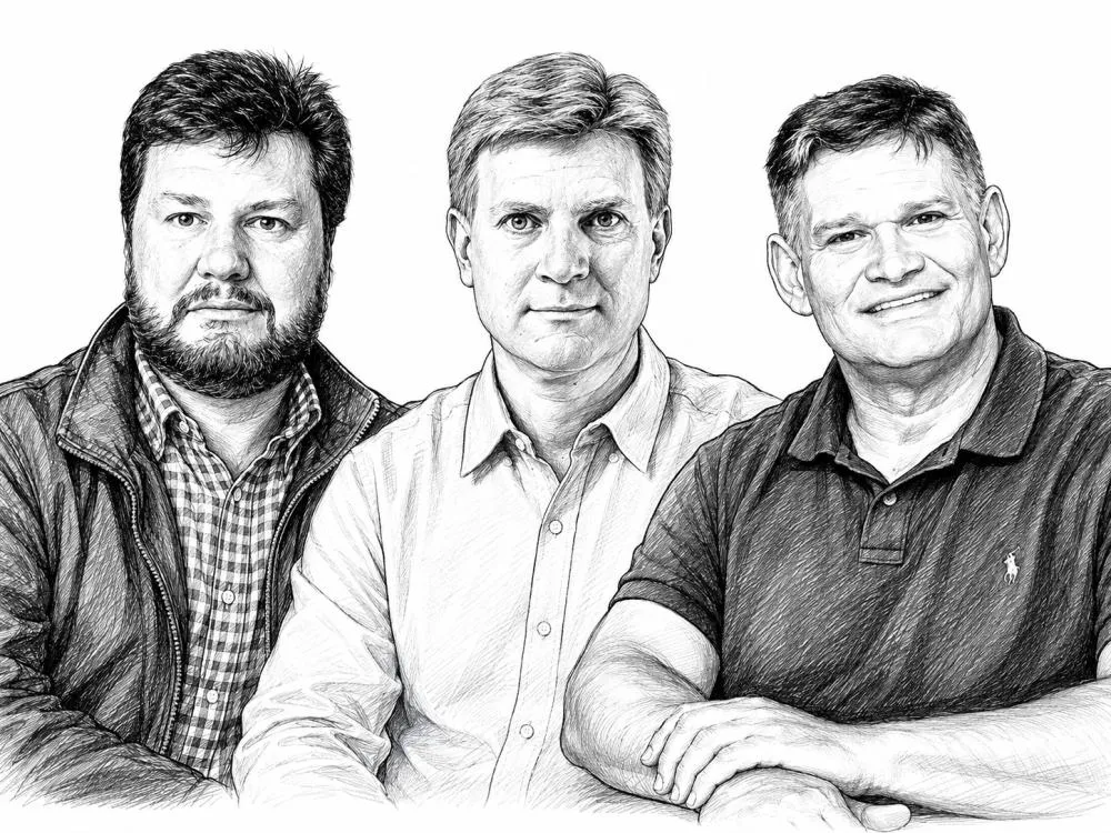 Assis Gurgacz Neto, Nelsinho Padovani e Fernando Mantovani