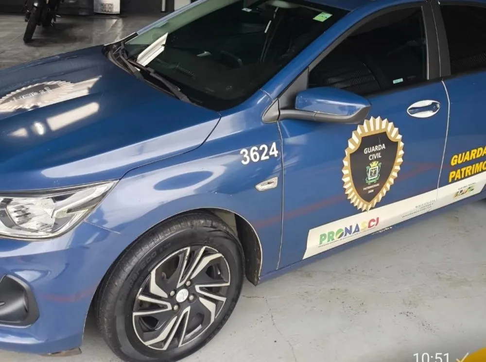 Guarda Civil Patrimonial interceptou o suspeito portando ferramentas no interior do prédio.Foto: Divulgação 