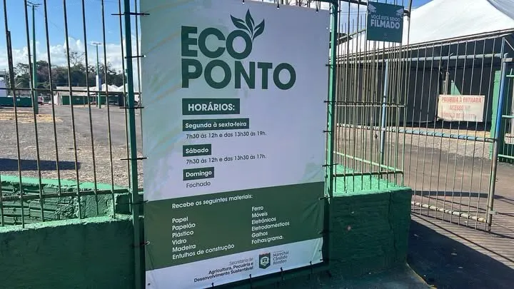 Ecoponto volta a atender no parque de exposições a partir desta quinta-feira (30).
