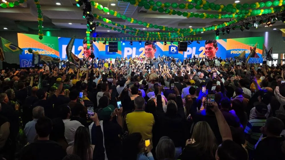 Evento em Curitiba marcou o início da campanha da coligação liderada pelo PL.