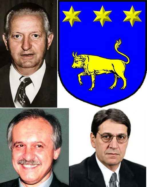 A família Boaretto: O pai Neto, o brasão do touro, os filhos Pedro Luiz e José Vidal