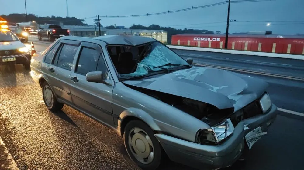 Atropelamento aconteceu em frente à unidade do SAU em Cascavel.Foto: Divulgação 