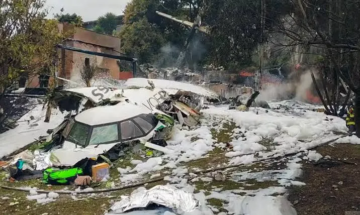 Aeronave caiu em Vinhedo após perder sustentação em meio à formação severa de gelo.