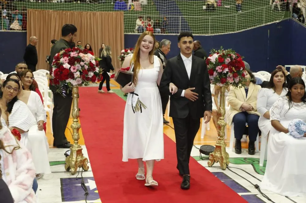 Complexo Esportivo Ciro Nardi recebe a celebração do Casamento Coletivo 2026 em Cascavel. Foto: Divulgação/Assessoria