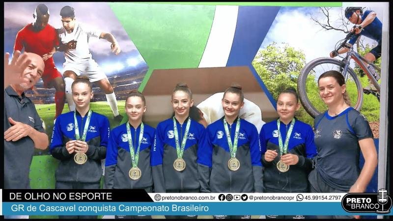 Podcast Preto no Branco | Margarete Oliveira e as atletas da GR no De Olho no Esporte #115