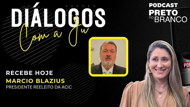Podcast Preto no Branco | Marcio Blazius no Diálogos com a Ju #171