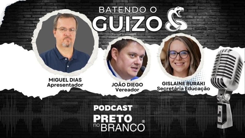 Podcast Preto no Branco | João Diego e Gislaine Buraki no Batendo o Guizo #298