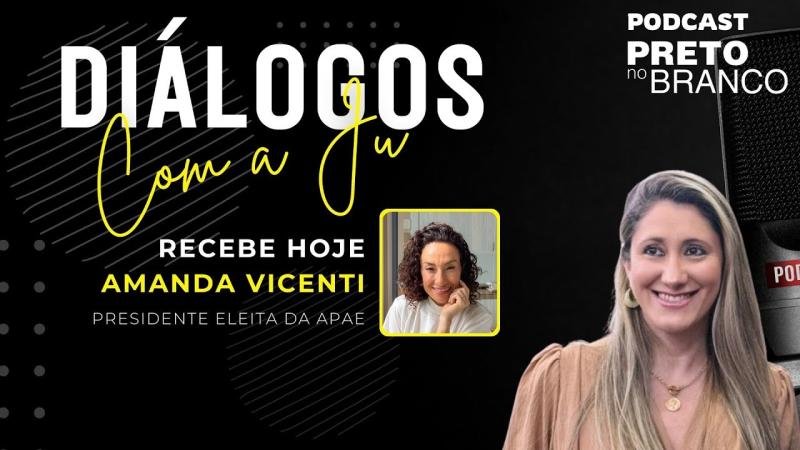 Podcast Preto no Branco | Amanda Vicenti Basso no Diálogos com a Ju #150