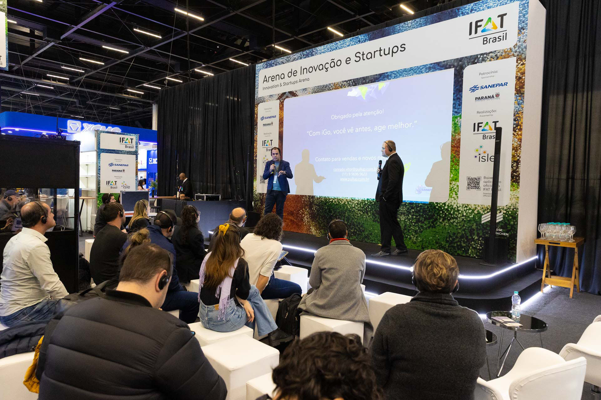 Programas Sanepar Startups e Sanepar Labs são apresentados em feira internacional