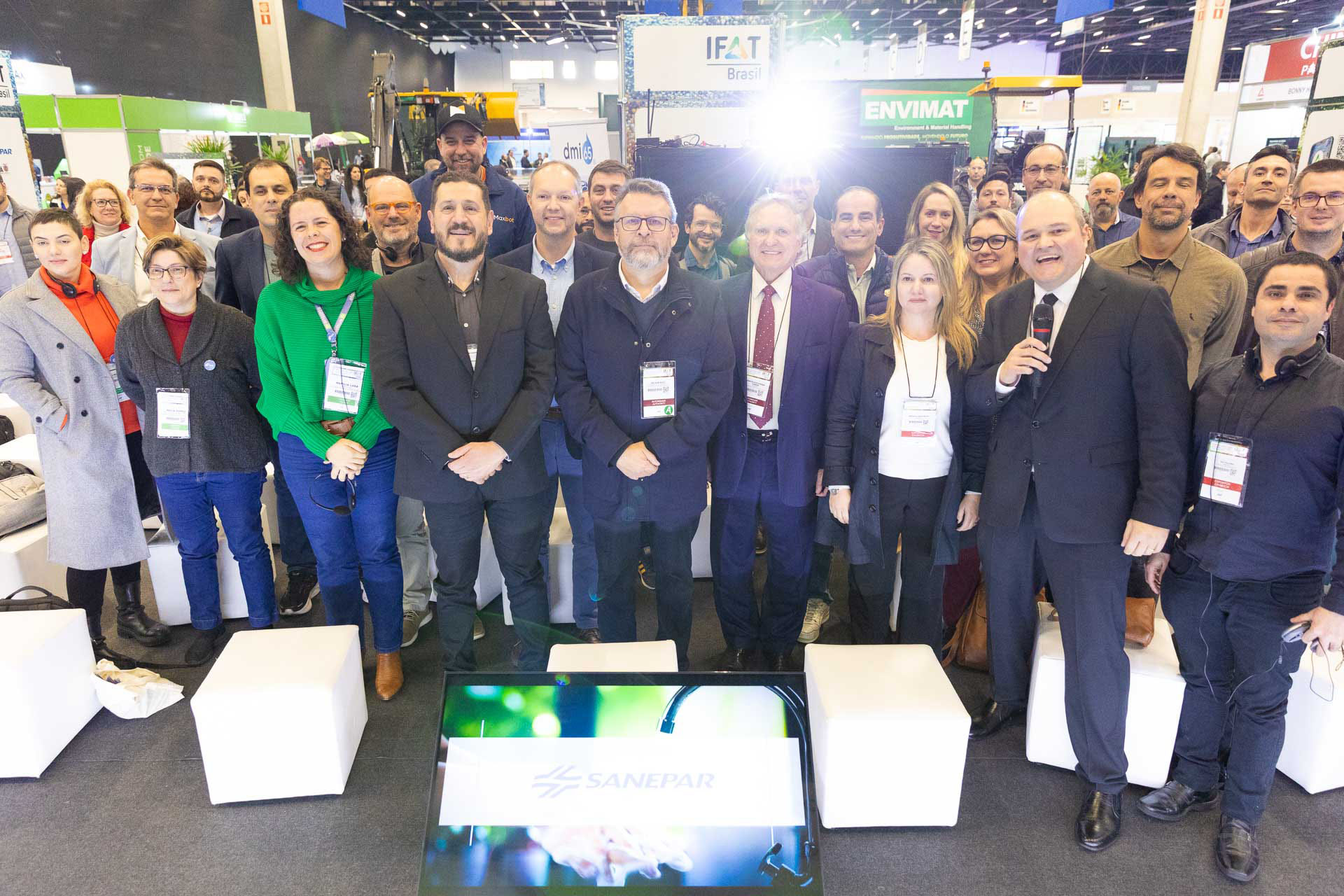 Programas Sanepar Startups e Sanepar Labs são apresentados em feira internacional