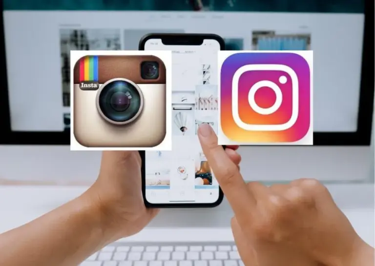 O próprio Instagram também já se serviu dos dois tipos de estéticas visuais para sua marca