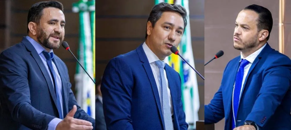 Carlos Xavier, Rondinelle Batista e Everton Guimarães CRÉDITO Flávio Ulsenheimer