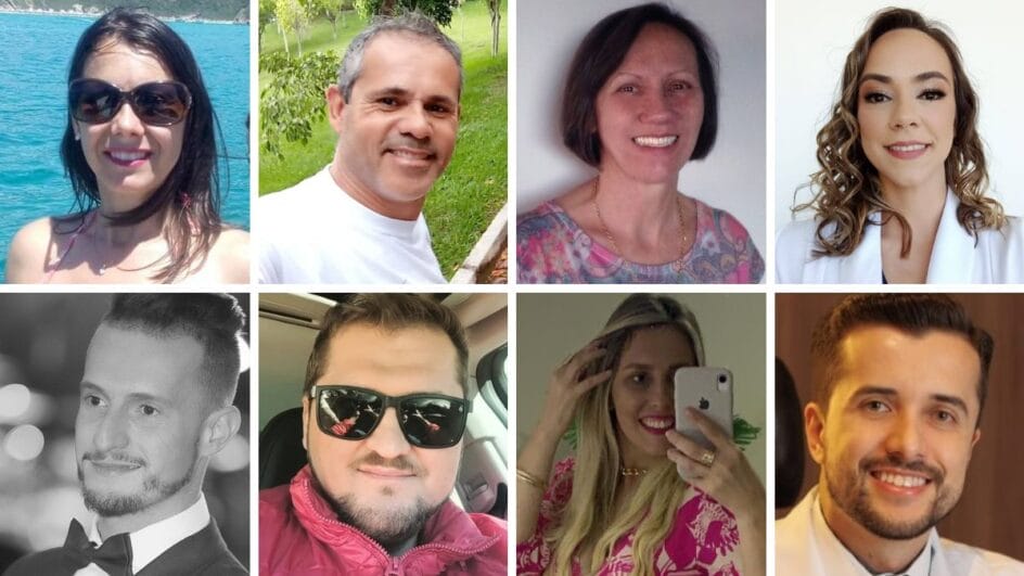 Vítimas da queda de balão