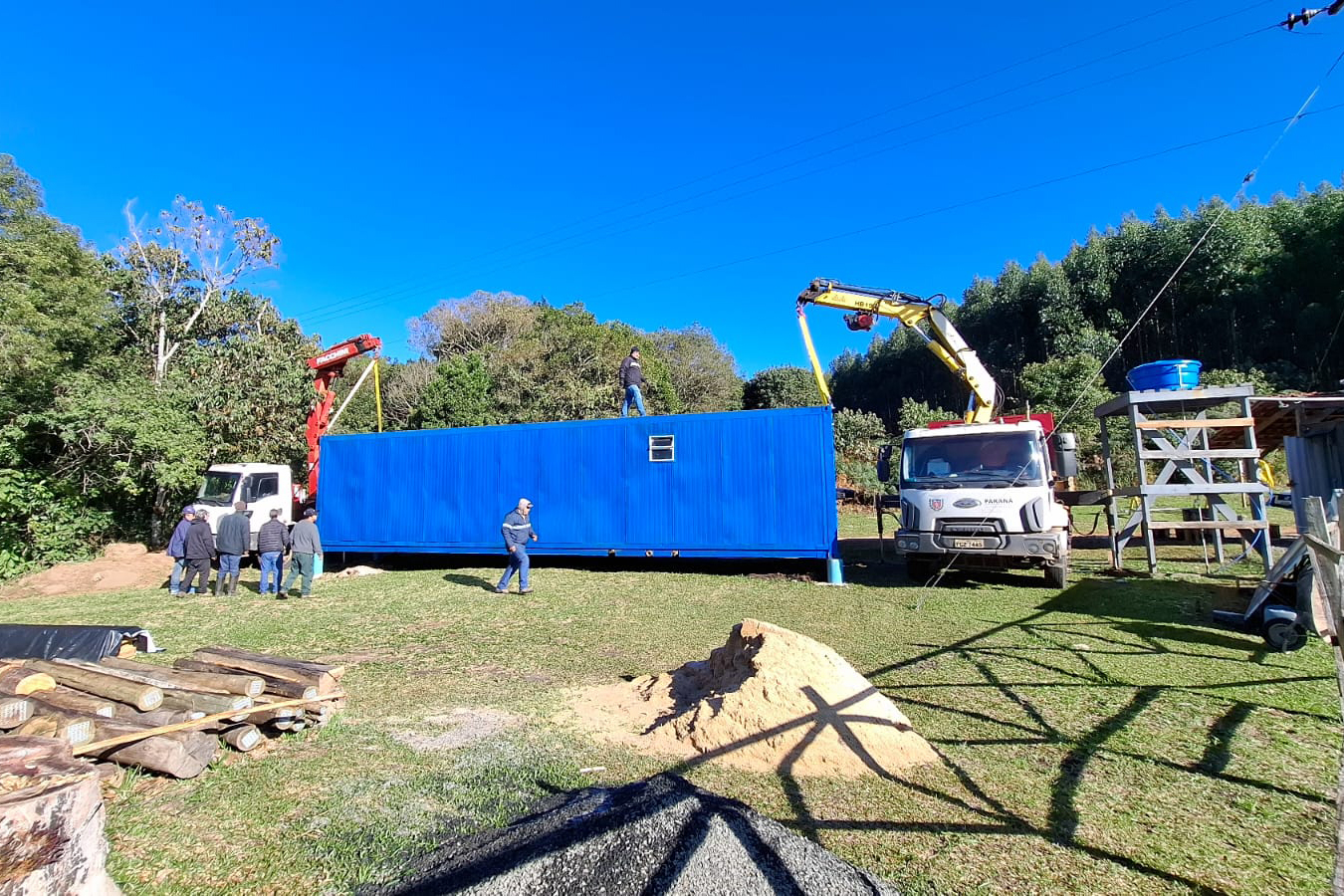 IAT inicia reforma do centro receptivo do Parque Estadual Vale do Codó, em Jaguariaíva