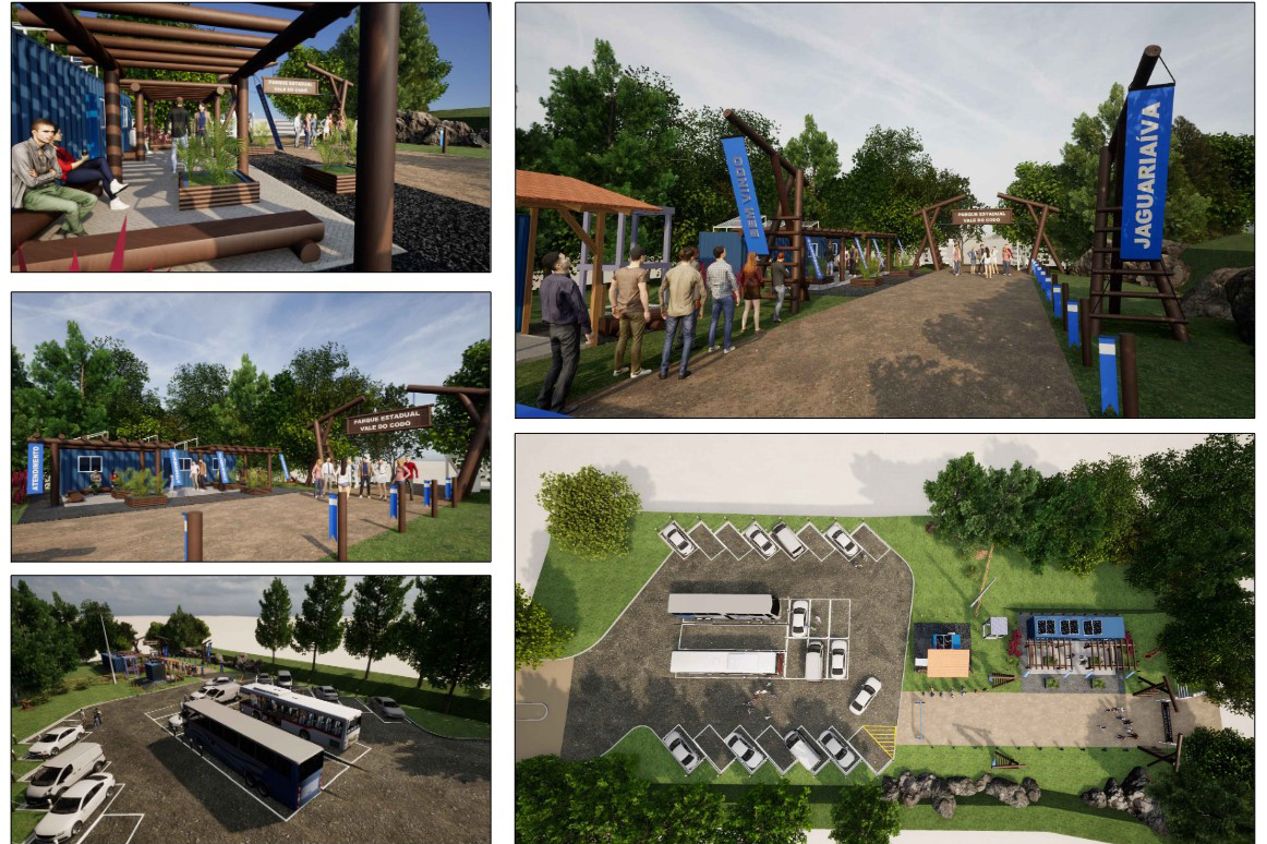 IAT inicia reforma do centro receptivo do Parque Estadual Vale do Codó, em Jaguariaíva